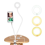 Photo Studio Selfie LED Ring Light with Cell Phone Mobile - Simooe 
