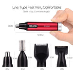 4 in 1 Men's Face Hair Removal Kit Ear Nose - Simooe 