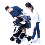 baby stroller high landscape simple trolley can sit reclining - Simooe 