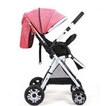 baby stroller high landscape simple trolley can sit reclining - Simooe 