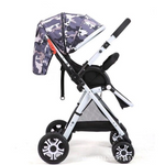 baby stroller high landscape simple trolley can sit reclining - Simooe 