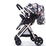 baby stroller high landscape simple trolley can sit reclining - Simooe 