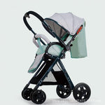 baby stroller high landscape simple trolley can sit reclining - Simooe 