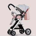 baby stroller high landscape simple trolley can sit reclining - Simooe 