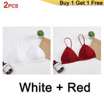 2Pcs Seamless Soft Bras