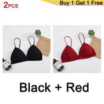 2Pcs Seamless Soft Bras