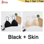2Pcs Seamless Soft Bras