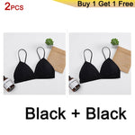2Pcs Seamless Soft Bras