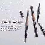 3 in 1 Auto Waterproof Eyebrow Pencil