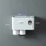 Multi-Functional Toothbrush Holder