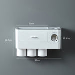 Multi-Functional Toothbrush Holder