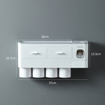 Multi-Functional Toothbrush Holder