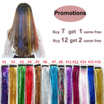 Sparkly Hair Tinsel Extension