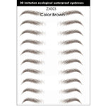 4D Hair-like Authentic Eyebrows