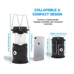 3-in-1 Camping Lantern，Portable Outdoor LED Flame Lantern Flashlight
