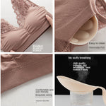 Push Up Comfort Super Elastic Breathable Lace Bra