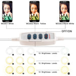 Photo Studio Selfie LED Ring Light with Cell Phone Mobile - Simooe 